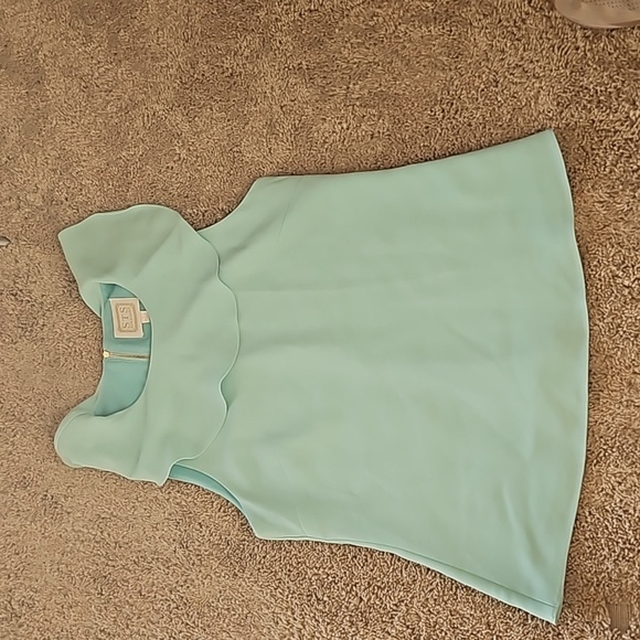 Sail to Sable Tops - Sail to Sable teal sleeveless blouse, size L